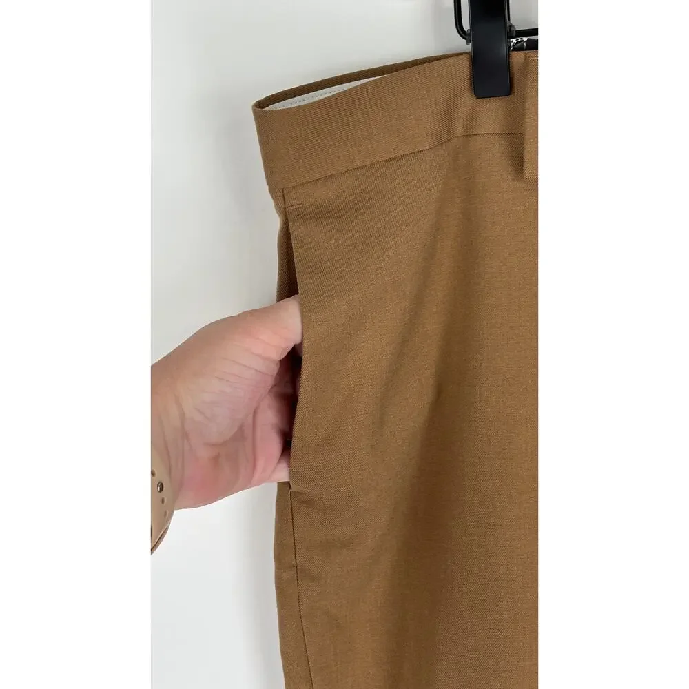 Banana Republic Tailored Fit Suit Trouser Pant Camel Mens Size 38x32 New